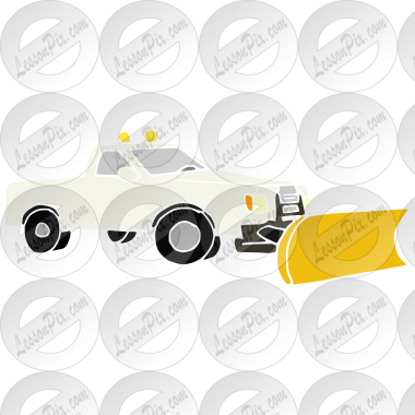 Snow Plow  Stencil