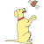 dog with bone