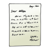 Molly wrote a letter