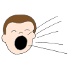 Some people talk LOUD.