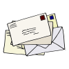 I put the mail in a small