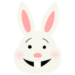 Happy Bunny Stencil
