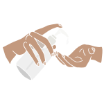 Hand Sanitizer Stencil
