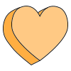Orange+Hearts Picture