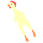 Rubber Chicken Stencil