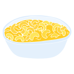 Macaroni and Cheese Stencil