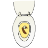 I will try to push out the pee or poop.