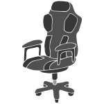 Game Chair Stencil