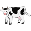 I see the cow.