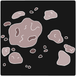 Asteroids Stencil