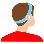 Hearing Aid Headband Stencil