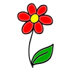 A flower grows