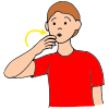 A drink