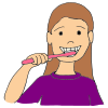 Brushing my teeth is fun!