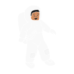 Astronaut Stencil