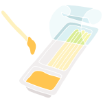 Cheese Snack Stencil
