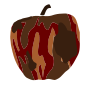 Rotten Apple Stencil