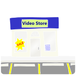 Video Store Stencil