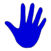 Blue+Hand Picture