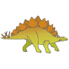D is for dinosaur.