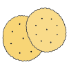 Put 2 packages of oyster crackers