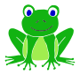 Happy Frog Stencil