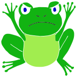 Mad Frog Stencil