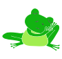 Sleepy Frog Stencil