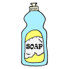 "I use dish soap."