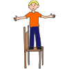 Stand on Chair Picture