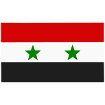 Syria Flag Stencil