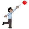 He+is+throwing+his+ball. Picture