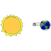On April 8th, the moon moved in front of the sun.