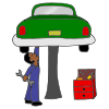 Who fixes cars?