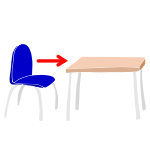 Push In Chair Stencil