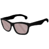 He likes to wear sunglasses.