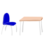 Table and Chair Stencil