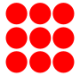 Nine Dots Stencil