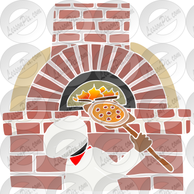 Pizza Oven  Stencil