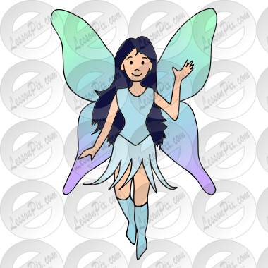Fairy Picture for Classroom / Therapy Use - Great Fairy Clipart