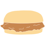 Chicken Sandwich Stencil