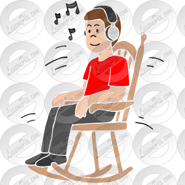 Rocking Chair Stencil