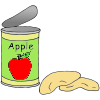 Canned apples Picture