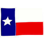 Texas Flag Stencil