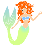 Mermaid Stencil