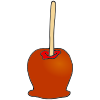 Use these three items in order to make your own delicious caramel apple.