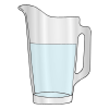 "Here is a pitcher."