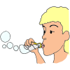 What+is+she+doing_+She+is+blowing+bubbles. Picture