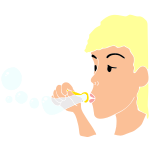 Blow Bubbles Stencil