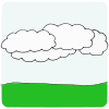 cloudy.